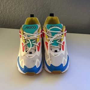 Nike Air Max White Red Blue Yellow Sneakers